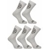 Styx 5PACK ponožky vysoké 5HV1062 sivé