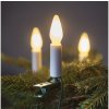 Exihand | LED Vonkajšia reťaz FELICIA FILAMENT 20xE10 19m biela/teplá biela IP44 | EX0120