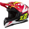 Přilba X1.9 TARGA, ZED (červená/žlutá fluo/černá/bílá, vel. XL)