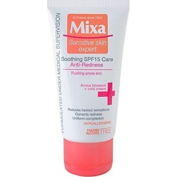 Mixa Soothing SPF15 Care Anti-Redness zklidňující péče proti začervenání 50 ml