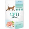 OptiMeal Superpremium so pstruhom v smotanovej omáčke 12 x 85 g