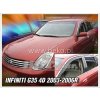 Deflektory Heko Infiniti G35 4D 2003 - 2006 (+zadné)