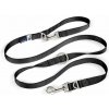 CURLI Nastaviteľné vodítko pre psov Nylon Black M 200x1,5 cm