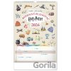 NOTIQUE Nástenný Rodinný plánovací kalendár Harry Potter 2026 - Notique