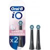 Oral-B iO Aufsteckbürsten Sanfte Reinigung BLACK 2er