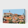 Painting Queens Zámok Mikulov 80 x 120 cm vypnuté plátno na rám PBN/MIKULOVCASTLE/80 x 120/W