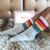 PEGADA SOCKS Vrúbkované ponožky Pegada Striped Veľkosť: EUR 36-44