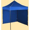 Expodom Párty stan 2x2m – oceľový, Modrá, 2 bočné plachty