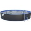 Bazén Nuovo 5,5 x 1,2m set Antracit