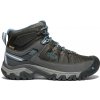Keen Targhee III Mid WP W magnet/atlantic blue dámské nepromokavé kožené trekové boty - 40 EUR