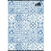 Zošit, A4, štvorčekový, 80 listov, COOL BY VICTORIA Mediterrain patterns
