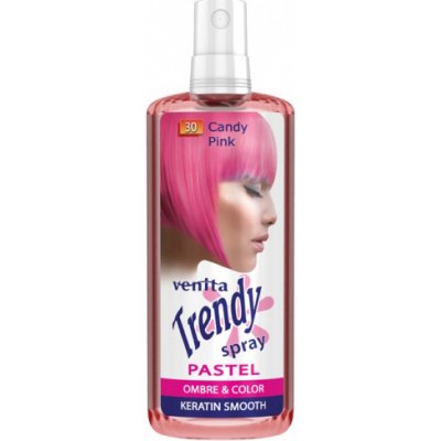 Venita Trendy Spray pastelový sprej na vlasy 30 ružová 200 ml od 1,6 € -  Heureka.sk