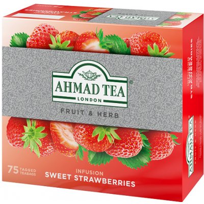 Ahmad Tea ovocný čaj Sladké Jahody 75 x 1,8 g