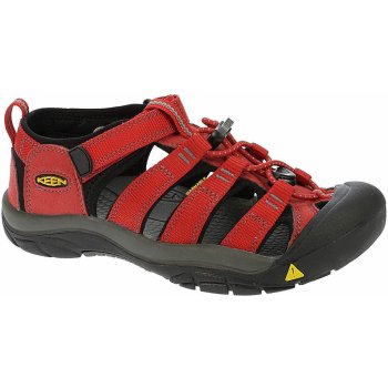 Keen Newport H2 ribbon red/gargoyle dětské outdoorové sandály i do vody