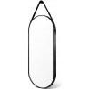 Výrobce po 1 ks | Nástenné zrkadlo BIBI 100x50 cm čierne | 130793