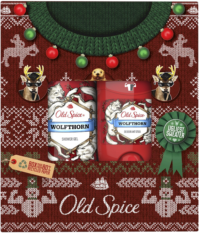 Old Spice Wolfthorn deostick 50 ml + sprchový gél 250 ml darčeková sada