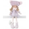 MagicHome Dekorácia Vianoce Deti ružové 22 cm