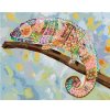Zuty – Maľovanie Podľa Čísel – Pestrý Chameleón, 40 × 50 cm, Plátno 8596530077282