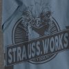 Engelbert strauss SK s.r.o. Tričko e.s.iconic works - Modrá, L Modrá, L