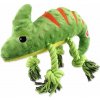 Hračka Dog Fantasy Jungle chameleón pískacia zelená 28cm