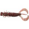 Bull Tackle HiKi - Larva 63mm 1,5g čierno-červená