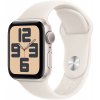 Apple Watch SE GPS 44mm Starlight Aluminium Case with Starlight Sport Band - S/M MXEU3QC/A