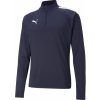 Tričko s dlhým rukávom Puma teamLIGA 1/4 Zip Top 65723606 Veľkosť S