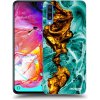 Picasee silikónový čierny obal pre Samsung Galaxy A70 A705F - Goldsky