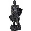 MystiCalls Soška Černého rytíře ve zlatém zdobení