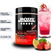 BodyBulldozer BCAA + Glutamine ENERGY Professional jahodová limonáda 500 g
