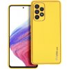 Plastové puzdro na Samsung Galaxy A53 5G A536 Forcell Leather žlté