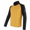 SENSOR COOLMAX THERMO pánská mikina mustard/černá M; Černá triko