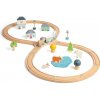 Bigjigs Toys Drevená vláčikodráha pri lese