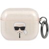 Karl Lagerfeld Apple AirPods 3 cover Glitter Karl`s Head KLA3UKHGD