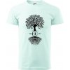 Narodeninový strom 60 - Klasické pánske tričko vyššej gramáže - M ( Frost )