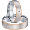 Steel Wedding Snubné prstene chirurgická ocel SSPL025 veľkosť: 68