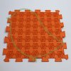 Ortek | Ortopedická masážna podložka | lotos | 26x26cm | skladačka puzzle | oranžová