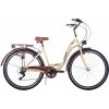 KOZBIKE Mestský bicykel KOZ13 7 prevodový Krémovo-hnedý 28