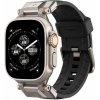 Spigen Dura Pro Armor odolný remienok pre Apple Watch Ultra 49 mm / 45 mm / 44 mm / 42 mm - čierny AMP06065 - možnosť vrátiť tovar ZADARMO do 30tich dní