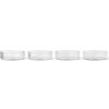 Ferm Living Servírovacie misky Ripple, set 4 ks – číre