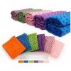 Uterák na yogu LiveUp LS3752 183X63cm Růžová se vzorem
