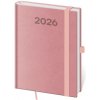 Týždenný diár A5 Print Pop ružový, 2026