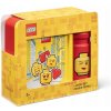 LEGO® Iconic Girl desiatový set fľašu a box žltá červená