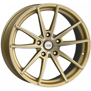 DLW MANAY 8,5x19 5x108 ET35 matt gold polished