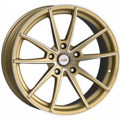 DLW MANAY 10,5x20 5x130 ET48 matt gold polished