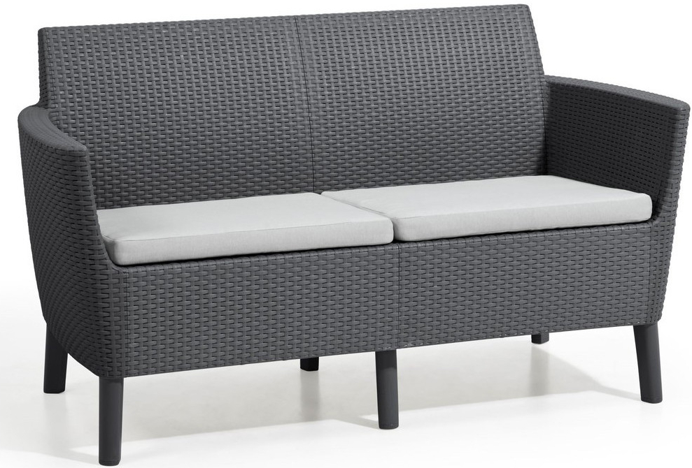 KETER Salemo 2 seater Sofa grafit