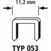4 000 širokých zadných sponiek 4000 ks Wolfcraft 7028000 Rozmery (d x š) 6 mm x 11.2 mm; 7028000