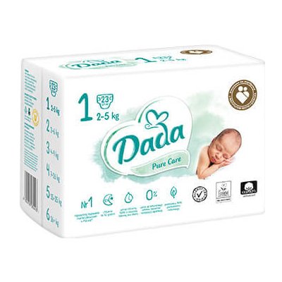 Dada Pure Care 1 Newborn 2-5 kg 23 ks