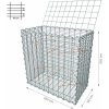 TopStone Gabiónový kôš s vekom 100×50×100 cm - oko siete 10×2,5 cm