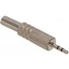2,5mm stereo Jack niklovaný konektor, samec